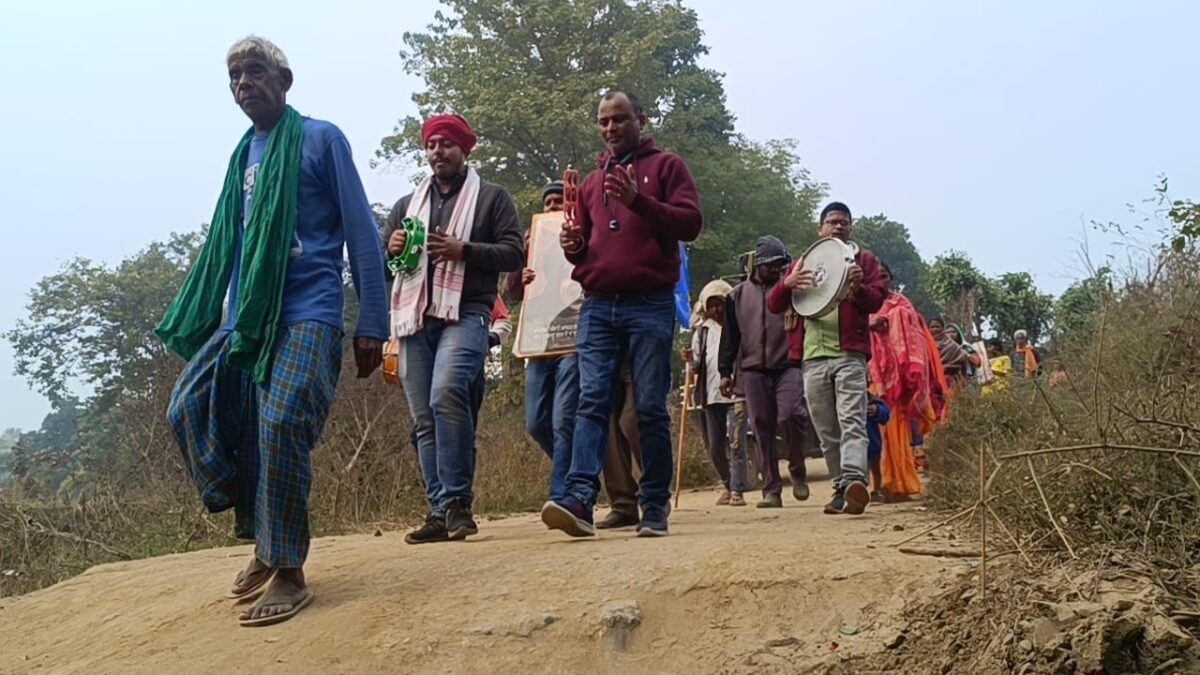 ढाई आखर प्रेम जत्था, झारखण्ड का एक दृश्य